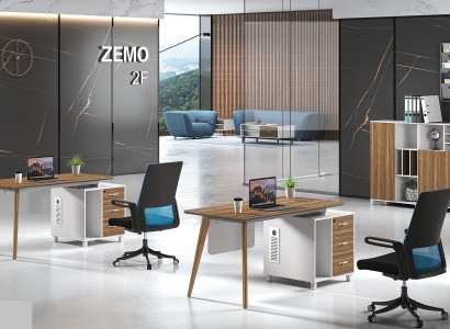 Work desk office table luxury class designer furniture with drawers tables